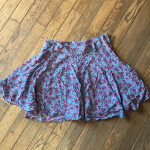 Floral Skater Skirt